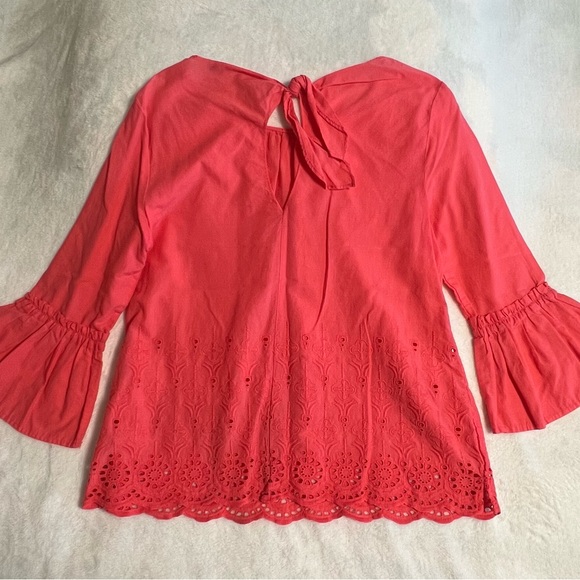 Crown & Ivy -Women’s Size Small, Coral Top - Picture 2 of 5